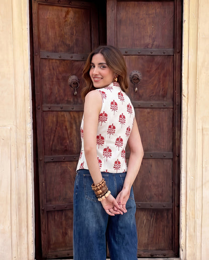 Maina Keyhole Vest Top