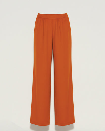 Burnt Orange Bandeau Top And Pants Co Ord Set