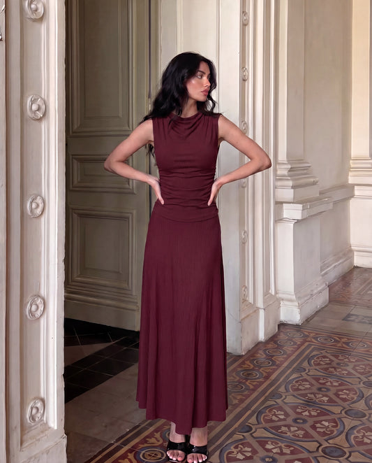 Burgundy Co-Ord Set