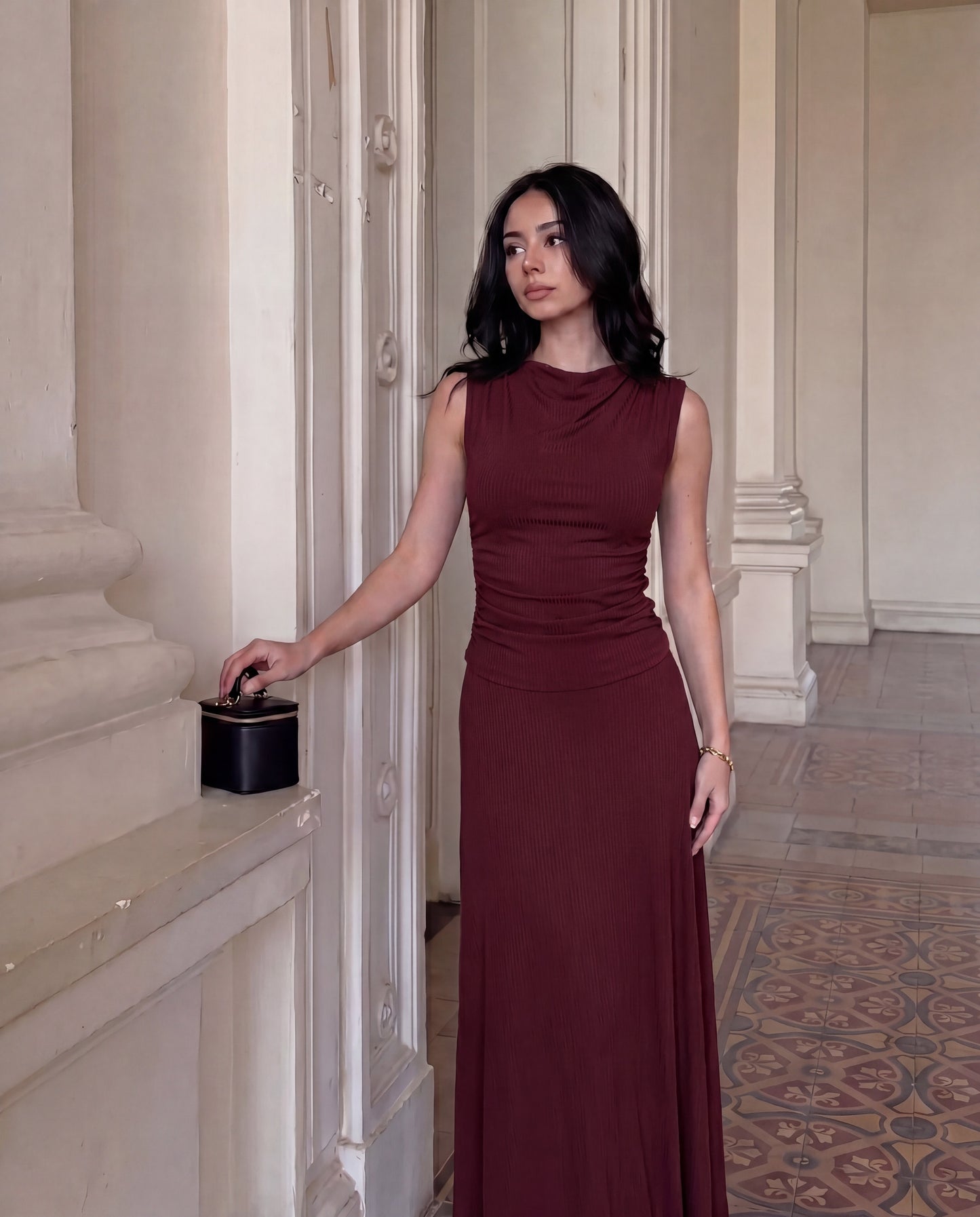 Burgundy Co-Ord Set