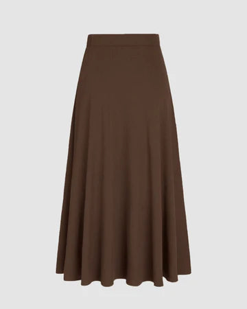 Flared A Line Maxi Skirt