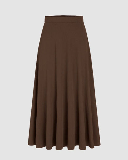 Flared A Line Maxi Skirt