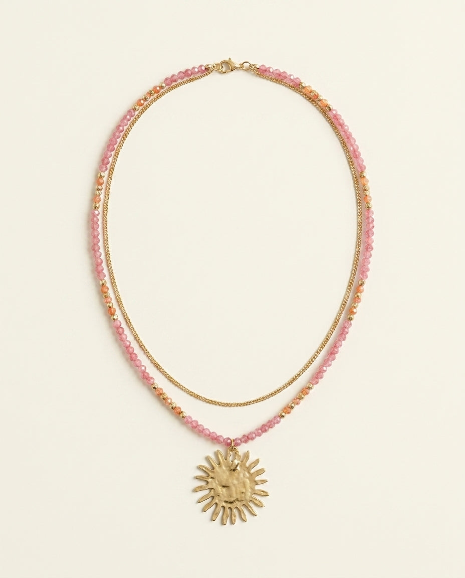 Sunburst Pendant Necklace