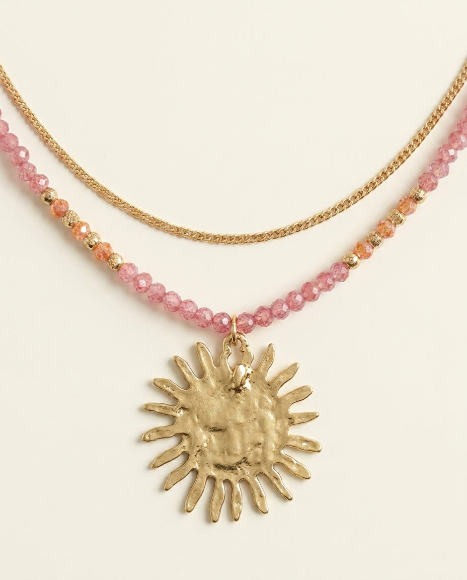 Sunburst Pendant Necklace