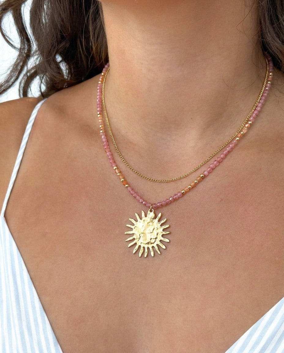 Sunburst Pendant Necklace