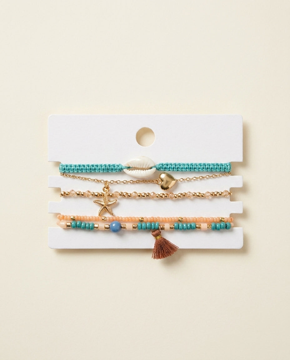 Stacked Sunset Bracelet Set
