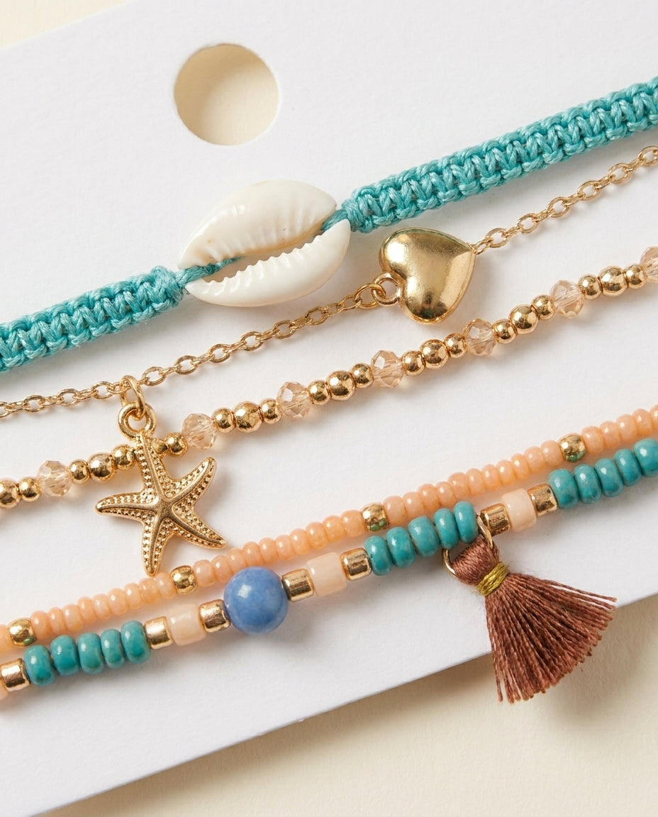 Stacked Sunset Bracelet Set