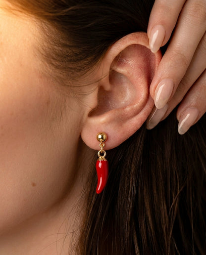 Rainbow Charm Drop Earrings