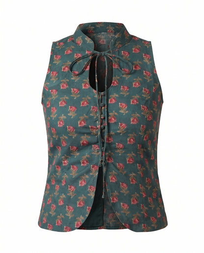 Firozi Green Keyhole Top