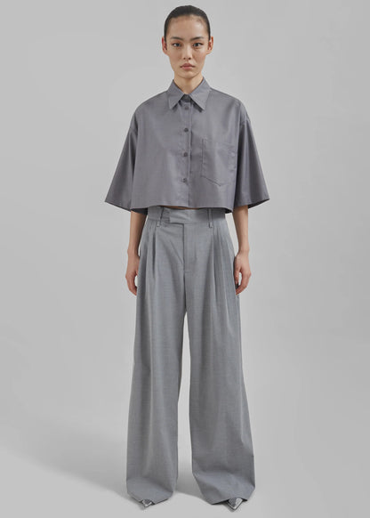 bottomwear,trousers,casual, casual chic,gen z,grey,pleated,belt,wide leg fit,wide leg,full length,,high rise	"OY2284	25110068GG"