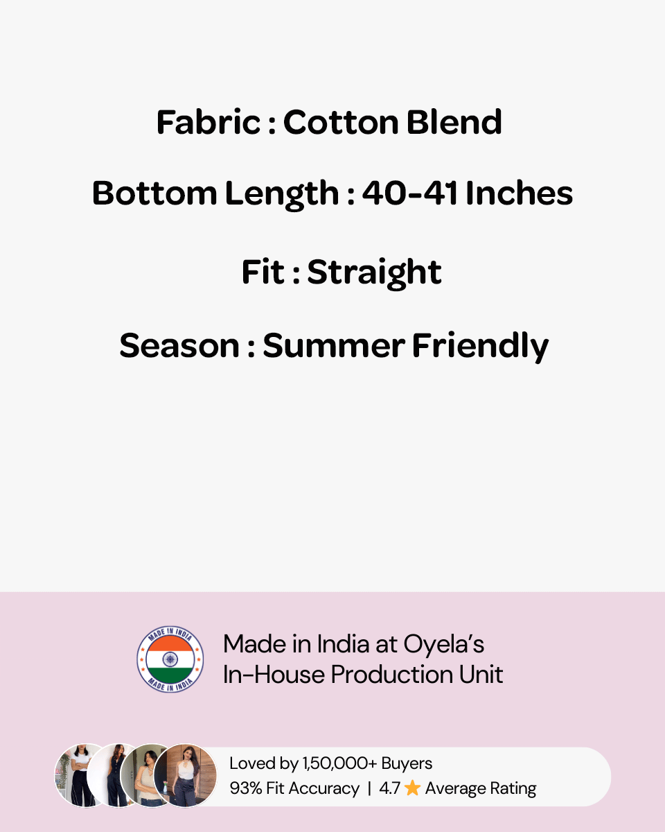 Pinstripes Straight Pants