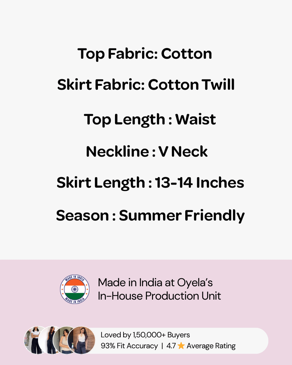 Black Spaghetti Top With Pleated Black Skirt