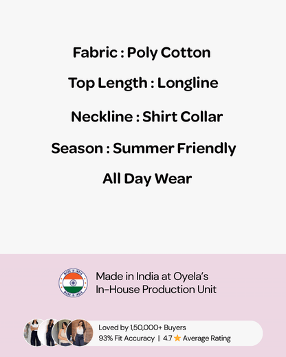 Color Block Pinstripes Shirt