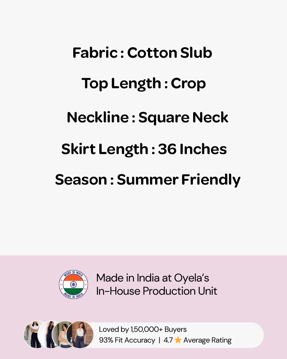 Ivory Co-Ord Set With Billowy Silhouette