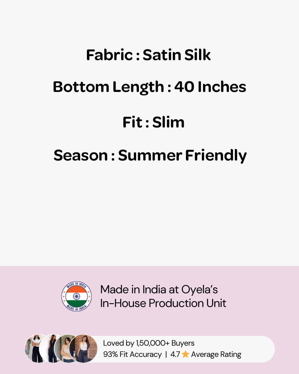 Satin Silk Draped Skirt - Champagne