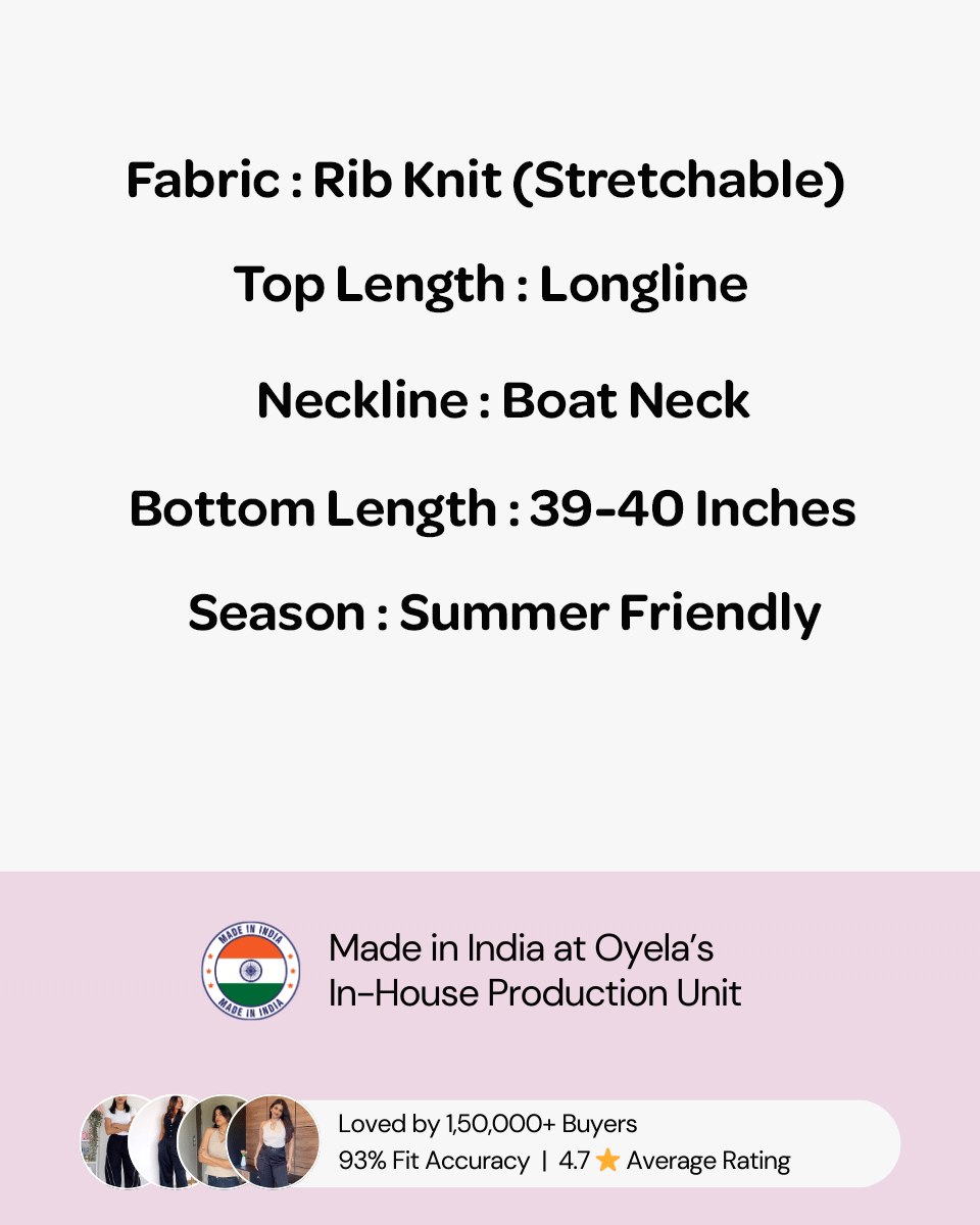 Wine Ribbed Top And Skirt Set