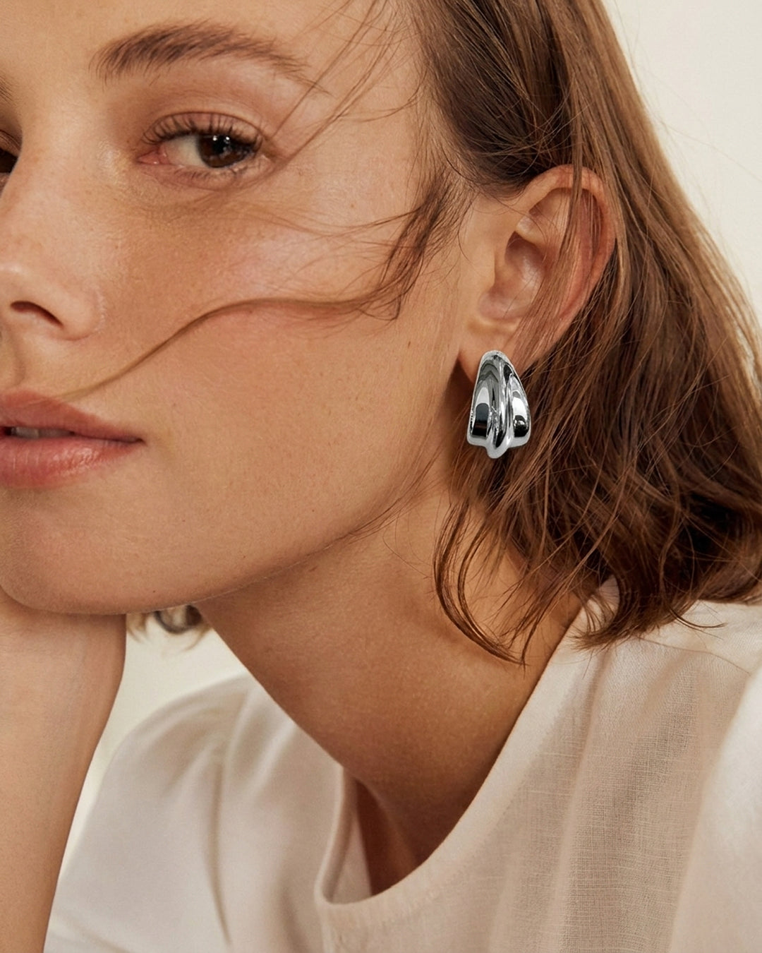 Y2K hoop earrings for women