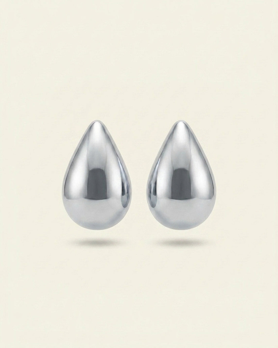 Silver finished drop earrings online