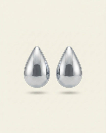 Silver finished drop earrings online