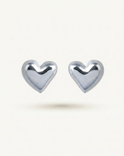 Silver plated mini stud earrings for women & girls