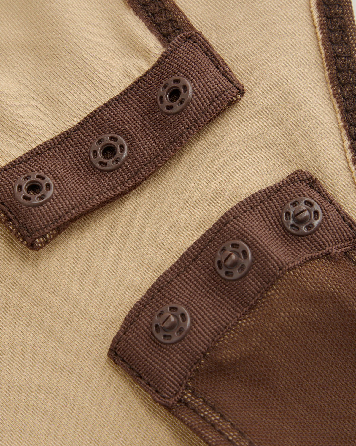 Brown Ribbed Ruched Bodysuit