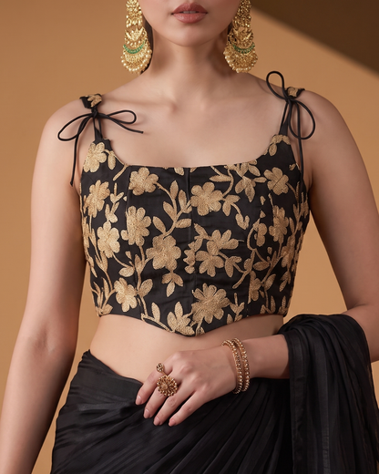The K3G Poo Black Corset Top