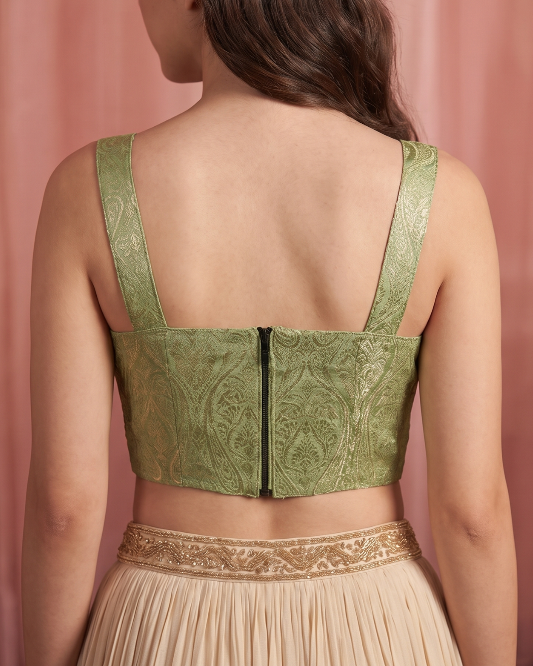 The K3G Poo Mint Corset Top