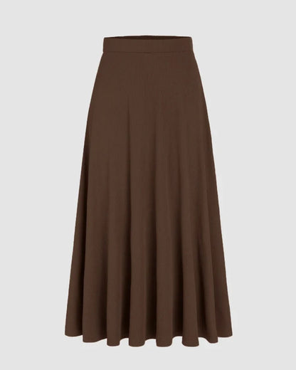 Flared A Line Maxi Skirt