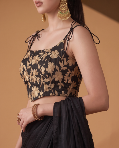 The K3G Poo Black Corset Top