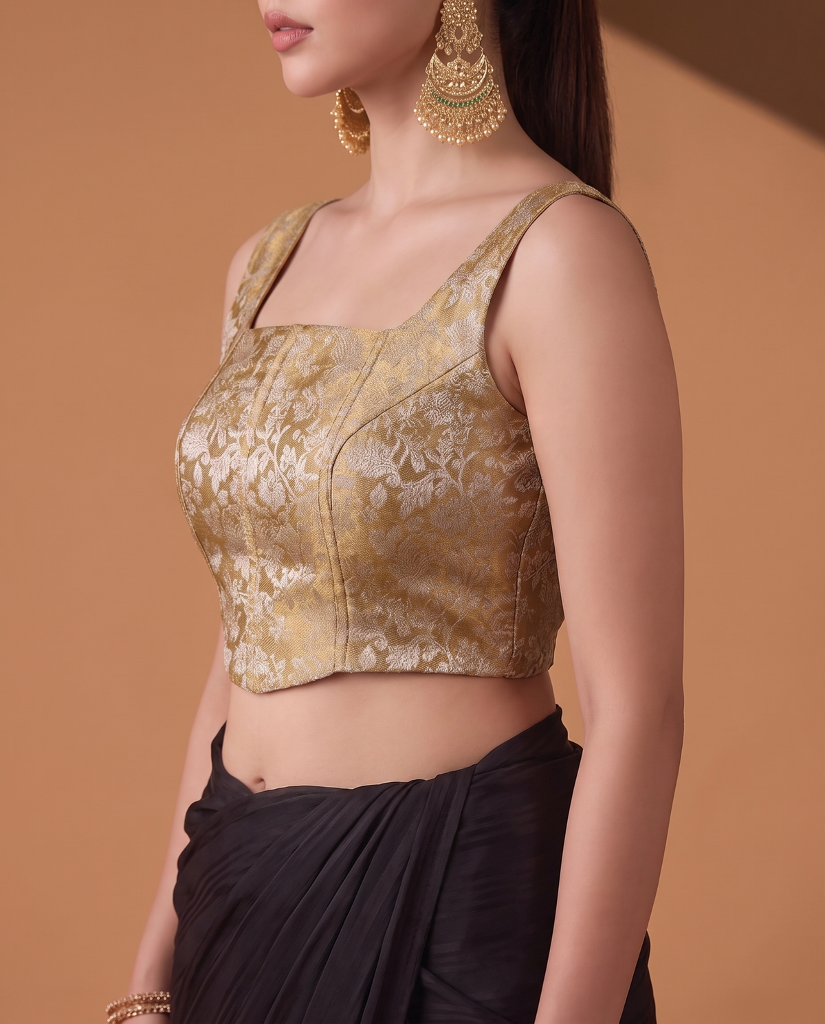 The K3G Poo Gold Corset Top