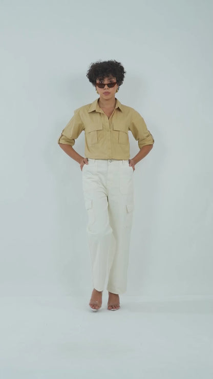 UTILITY-POCKET SHIRT